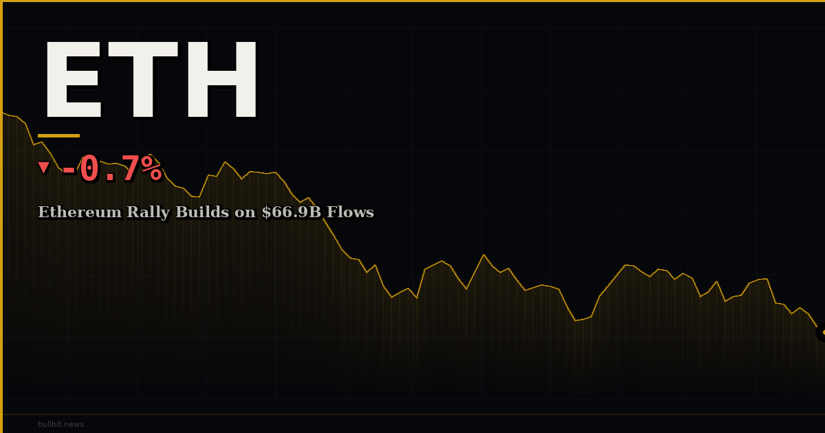 Ethereum Rally Builds on $66.9B Flows
