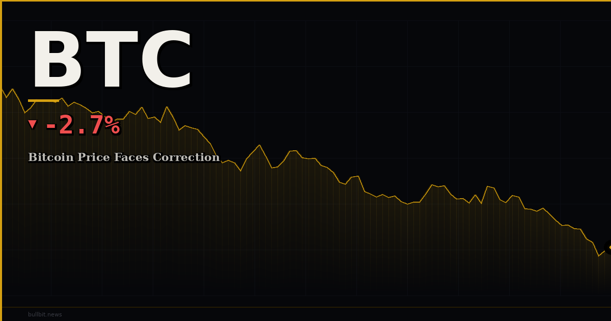 Bitcoin Price Faces Correction