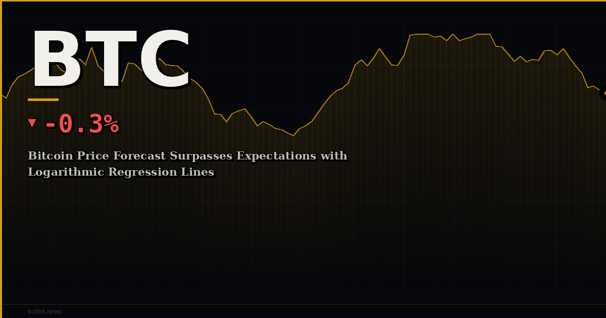 Bitcoin Price Forecast Surpasses Expectations with Logarithmic Regression Lines