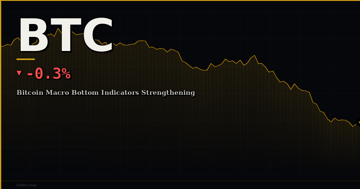 Bitcoin Macro Bottom Indicators Strengthening