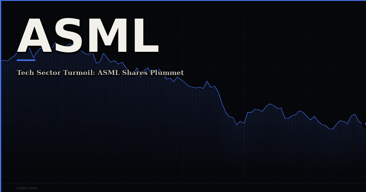 Tech Sector Turmoil: ASML Shares Plummet