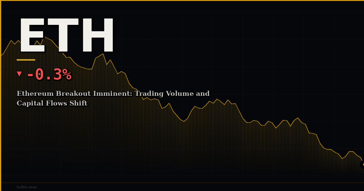 Ethereum Breakout Imminent: Trading Volume and Capital Flows Shift
