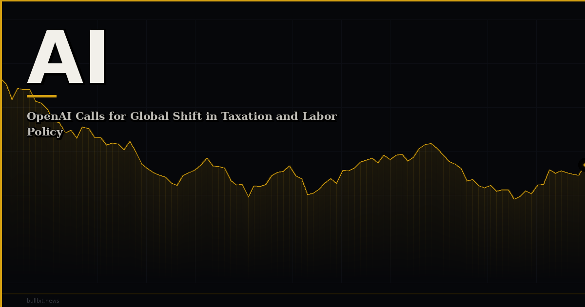 OpenAI Calls for Global Shift in Taxation and Labor Policy
