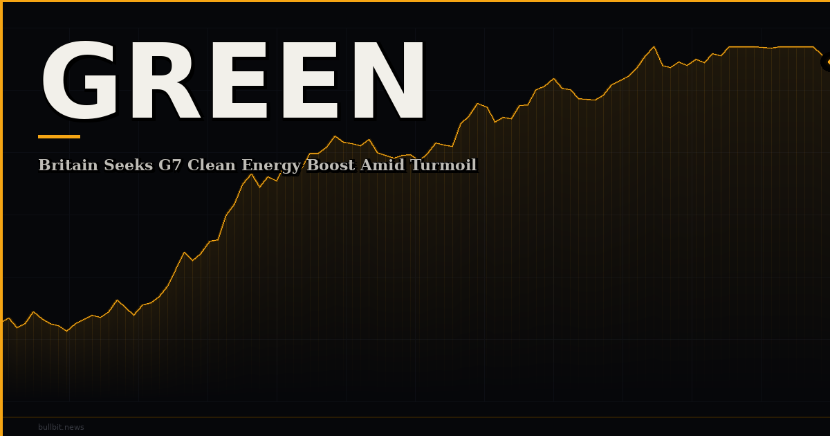 Britain Seeks G7 Clean Energy Boost Amid Turmoil