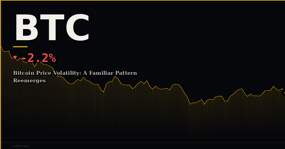 Bitcoin Price Volatility: A Familiar Pattern Reemerges
