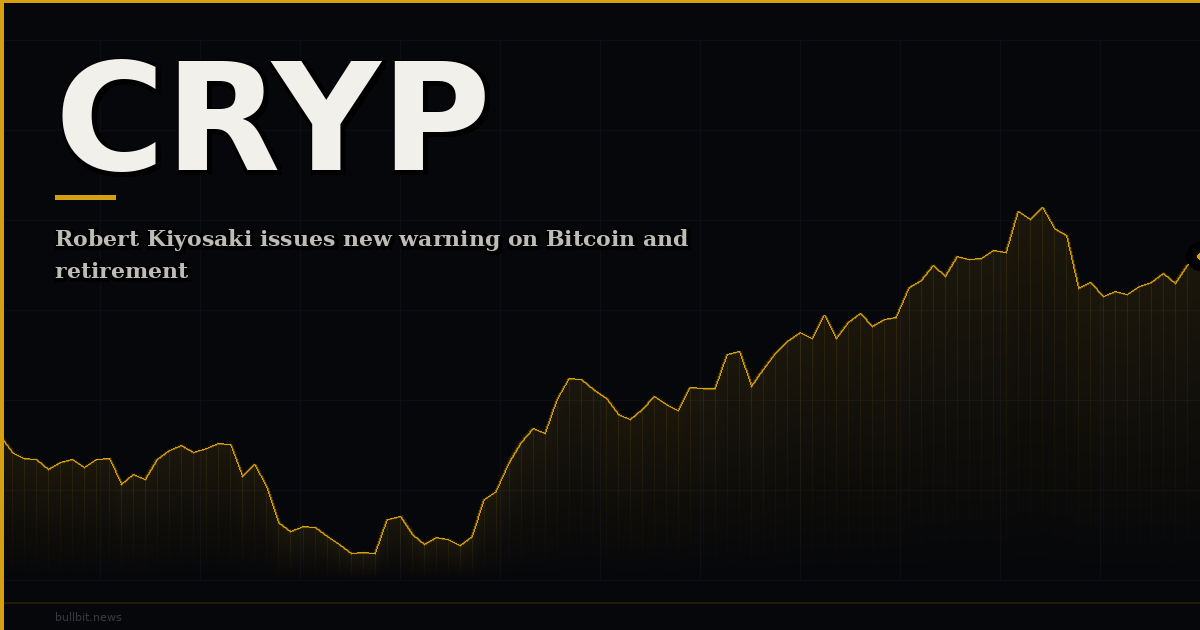 Robert Kiyosaki issues new warning on Bitcoin and retirement