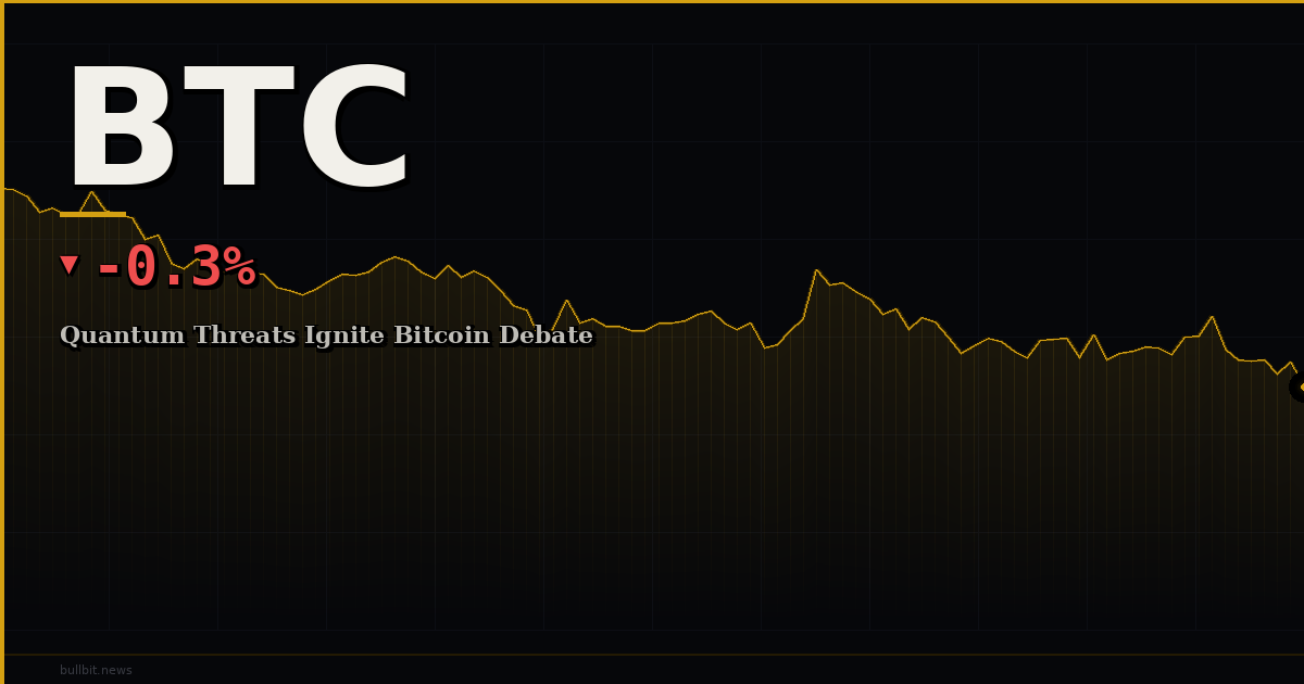 Quantum Threats Ignite Bitcoin Debate