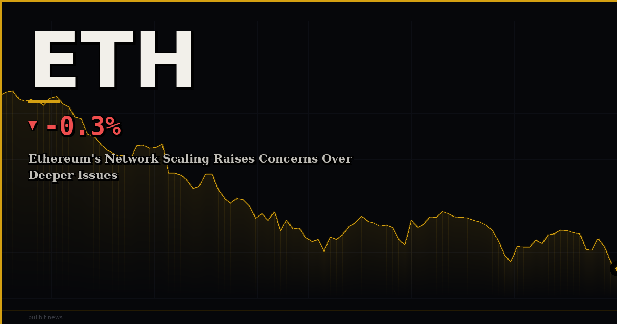 Ethereum's Network Scaling Raises Concerns Over Deeper Issues