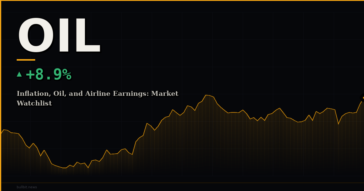 Inflation, Oil, and Airline Earnings: Market Watchlist