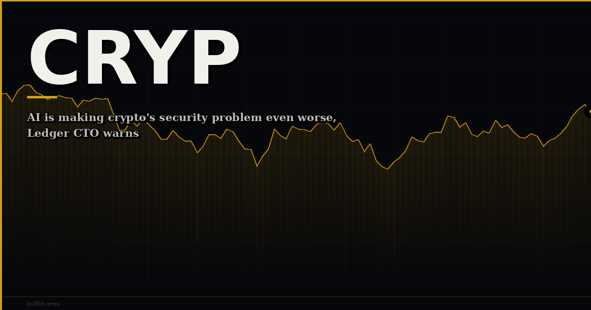 AI is making crypto's security problem even worse, Ledger CTO warns