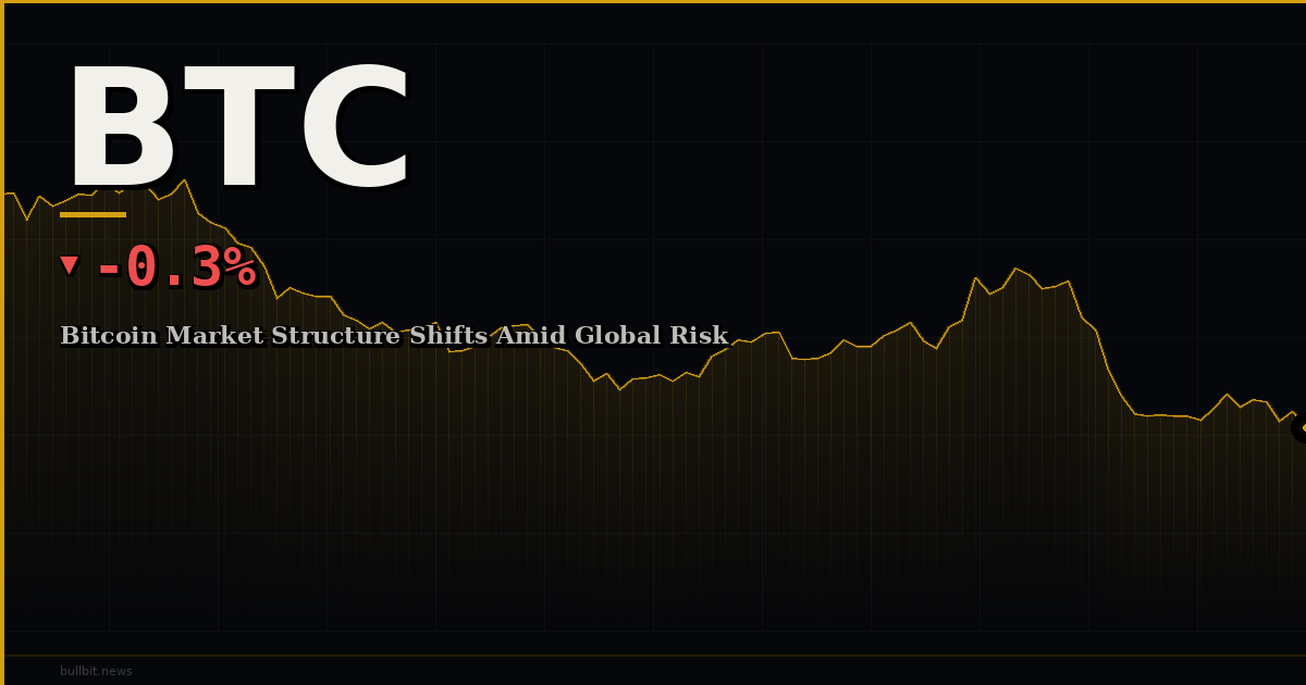 Bitcoin Market Structure Shifts Amid Global Risk