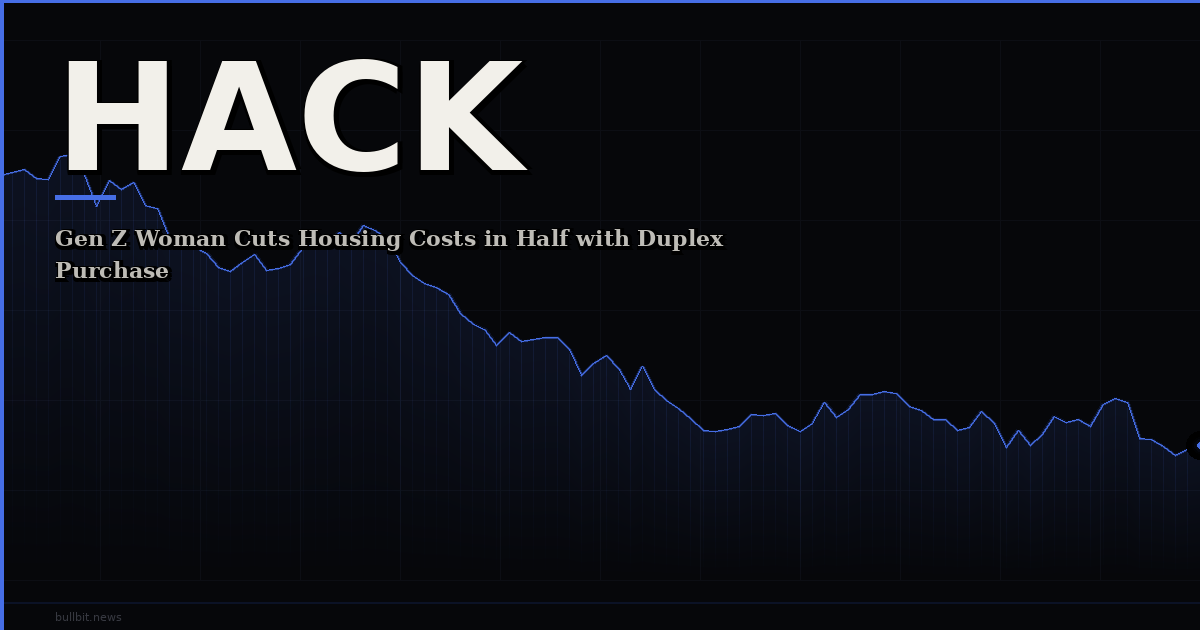 Gen Z Woman Cuts Housing Costs in Half with Duplex Purchase
